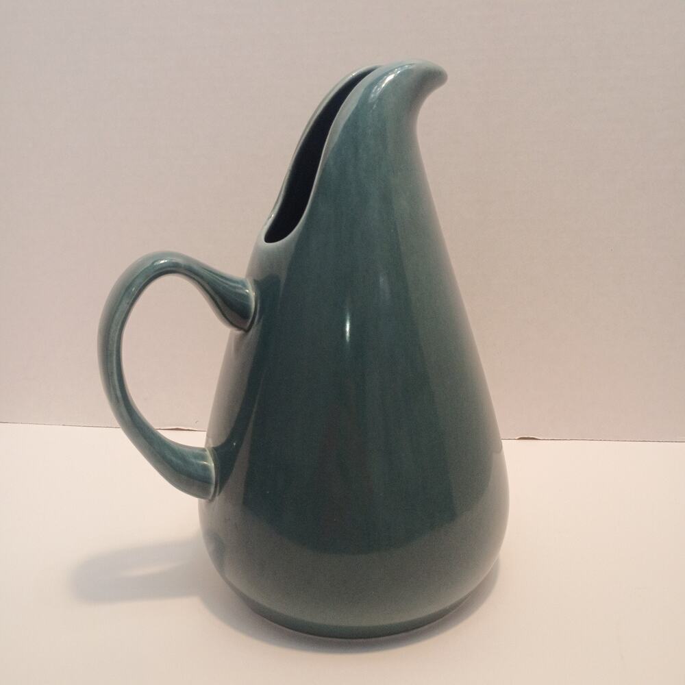 VTG Russel Wright Steubenville American MCM Water Pitcher Seafoam Blue 10.5"